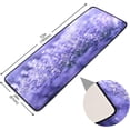 thumbnail image 3 of Coolnut Soft Non-Slip Washable Carpet 24 * 72In Runner Rug Elastic Kitchen Relieve Foot Pressure Bathroom Entrance (6 PCS of Non-Slip Stickers)-Periwinkle Blue Lavender Home Decor Gifts, 3 of 7