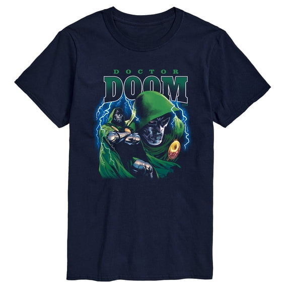 Fantastic Four Retro - Doom Bootleg - Men's Short Sleeve Graphic T-Shirt
