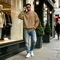 thumbnail image 6 of Men's Crewneck Pocket Sweatshirt Long Sleeve Relaxed Fit Chest Pocket Soft Casual Basic Pullover Sweatshirt, 6 of 6