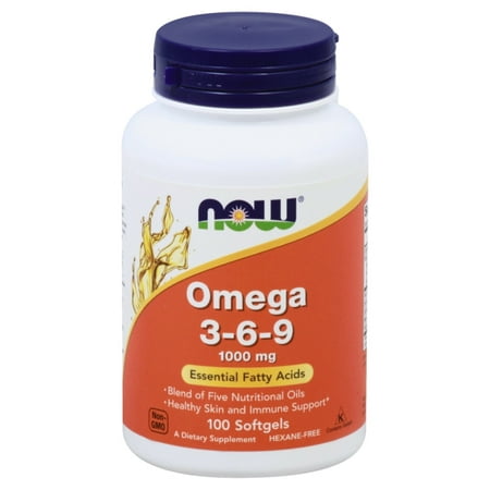 Now Supplements Omega-3-6-9 Softgels, 1000 Mg, 100