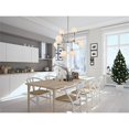 thumbnail image 2 of Hanson 8 lights pendant in polished nickel with frosted shade, 2 of 7