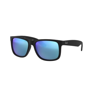 RAY BAN Justin Series Sunglasses RB4165F 622/55 Black Rubber