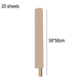 thumbnail image 2 of 20 Sheets Double Sided Golden Flower Wrapping Paper Waterproof Gift Packaging Florist Bouquet Wraps, 58X58cm, 2 of 5