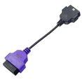 thumbnail image 3 of Newest 1pcs for Fiat Ecu Scan Adaptor Connector 16pin OBD2 16pin Cable OBD Cable For Fiat Alfa Romeo 6 Color with High Quality Qhzl A-G, 3 of 4