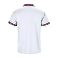 thumbnail image 5 of HCNTES Men's Casual Polo Shirts Classic Basic Short Sleeve Shirt Solid Color Tees Stylish Tops(White,M), 5 of 5
