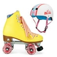 thumbnail image 1 of Moxi Combo Set - Beach Bunny Roller Skate (Strawberry Lemonade) & Helmet (Stripey), 1 of 1