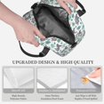thumbnail image 3 of Naloa Bears and Tropical Leaves Print Lunch Bag for Women & Men Insulated Lunch Box or Cooler Lunch Tote Bags for Work, Travel, Outdoor, 3 of 5