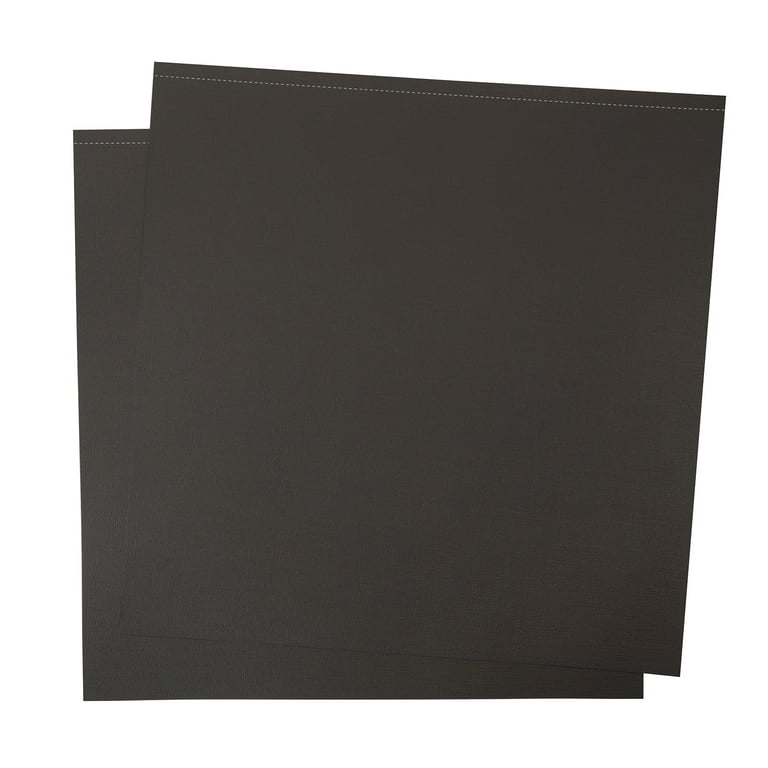 Colorbok Midnight Black Textured Cardstock, 12x12, 121 lb./180 gsm, 30  Sheets