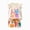 C275-Beige, variant on NIEWTR Girls Summer Clothing Sets 6-9 Months Girls 2PC Summer Set Cute Cartoon Printed Short Sleeve Shorts Two Piece Set 2Pcs Little Girls Clothing Set Sleepwear Loungewear
