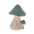 thumbnail image 4 of Melrose Set of 2 Green Mushroom Tabletop Decorations 6.25", 4 of 4