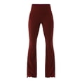 thumbnail image 5 of No Boundaries Ribbed Flare Pants, Women's XS-XXL, 5 of 6