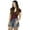 Stone Wash, variant on JuicyTrendz Women's High Waist Denim Five Pocket Shorts Stretchy Casual Fit Skinny Jean Style Blue L