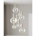 thumbnail image 3 of Sonneman 3768 Bubbles 8 Light 29" Wide Multi Light Pendant - Nickel, 3 of 6
