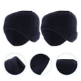 thumbnail image 2 of HERFIER Ear Warmer Headband Fleece Cover for Outdoor Sports - Dark Blue, 2 of 9