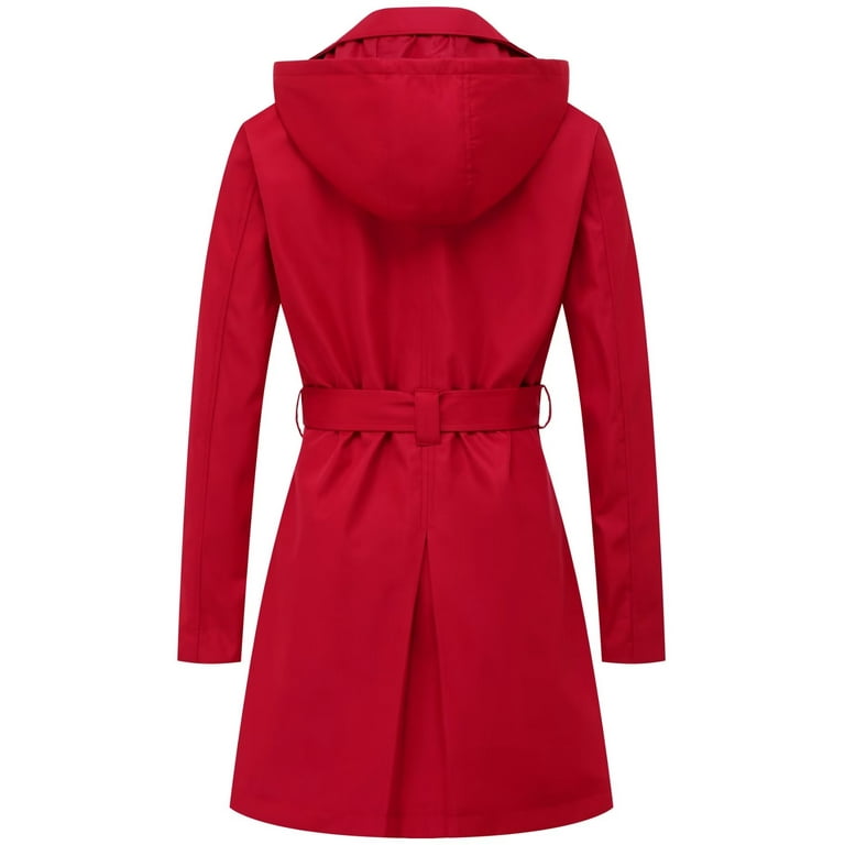 Chrisuno S Size Women's Double Breasted Trench Coat with Chrisuno S Size Women's Double Breasted Trench Coat with