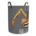 thumbnail image 2 of Bingfone I Like Big Digger Waterproof Foldable Laundry Hamper Bucket With Handles For Storage Bin,Clothes Hamper (Small), 2 of 8