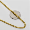 thumbnail image 5 of LOVEBLING 10K Yellow Gold 3.5mm Solid Miami Cuban Link Chain Necklace (20"), 5 of 6