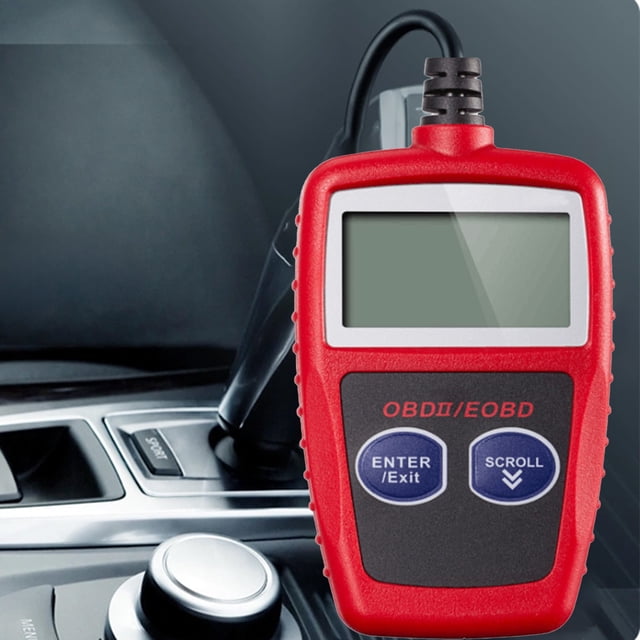 Herramienta de diagnóstico automotriz con escáner OBD2 y pantalla a color | Lector de códigos para detectar y diagnosticar fallas del motor | Compatible con vehículos internacionales | Fácil de usar