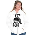 thumbnail image 4 of Lets Taco Bout It Tuesday Funny Food Unisex Fleece Graphic Zip Up Hoodie Brisco Brands 3X, 4 of 5
