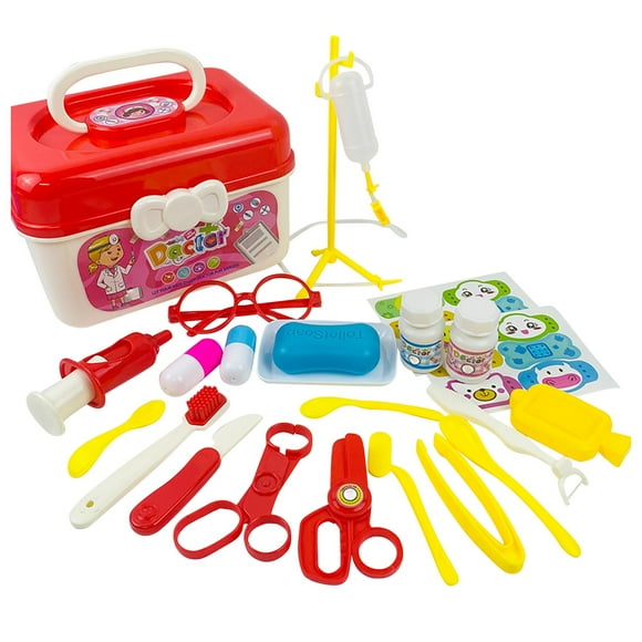 Pompotops Toys Games Kids,Christmas Decorations,Baby Toys Clearance,Novelty Gag Toys for Girls Boys,Christmas Gifts for Kids,Dentist Toy 28/23Pcs/set Pretend Play Dentist Tools Set for Kid