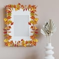 thumbnail image 4 of ZOELNIC Fall Artificial Leaves Garland Maple Leaves Vines Thanksgiving Decorations Wall Hanging Halloween Decorations, 4 of 9