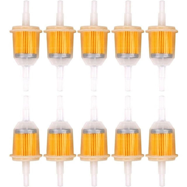 10 Pcs Universal Fuel Filter 6-8mm Fuel Filter Fast Fuel