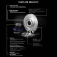 thumbnail image 3 of R1 Concepts Front Brakes and Rotors Kit |Front Brake Pads| Brake Rotors and Pads| Semi Metallic Brake Pads and Rotors| Hardware Kit|fits 2003-2011 Ford Ranger; Mazda B2300, B3000, B4000, 3 of 5