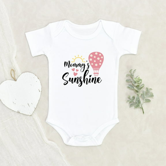 Newbabywishes - Mommy's Sunshine Balloon Baby Clothes for Girls - Mother's Day Baby Clothing