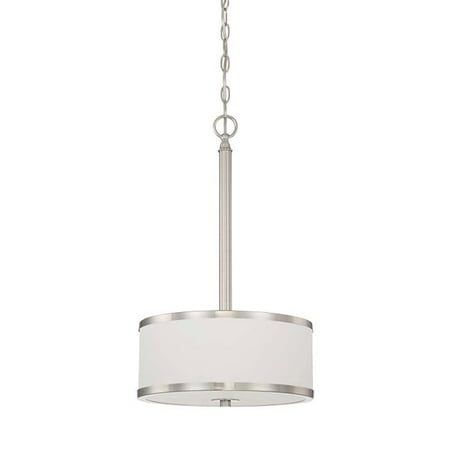 Concord F21007-80 3-Light Payton Bowl Pendant in Bright Satin Nickel