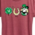 thumbnail image 3 of Disney - Mickey St Patricks Icons - Women's Short Sleeve Graphic T-Shirt, 3 of 5