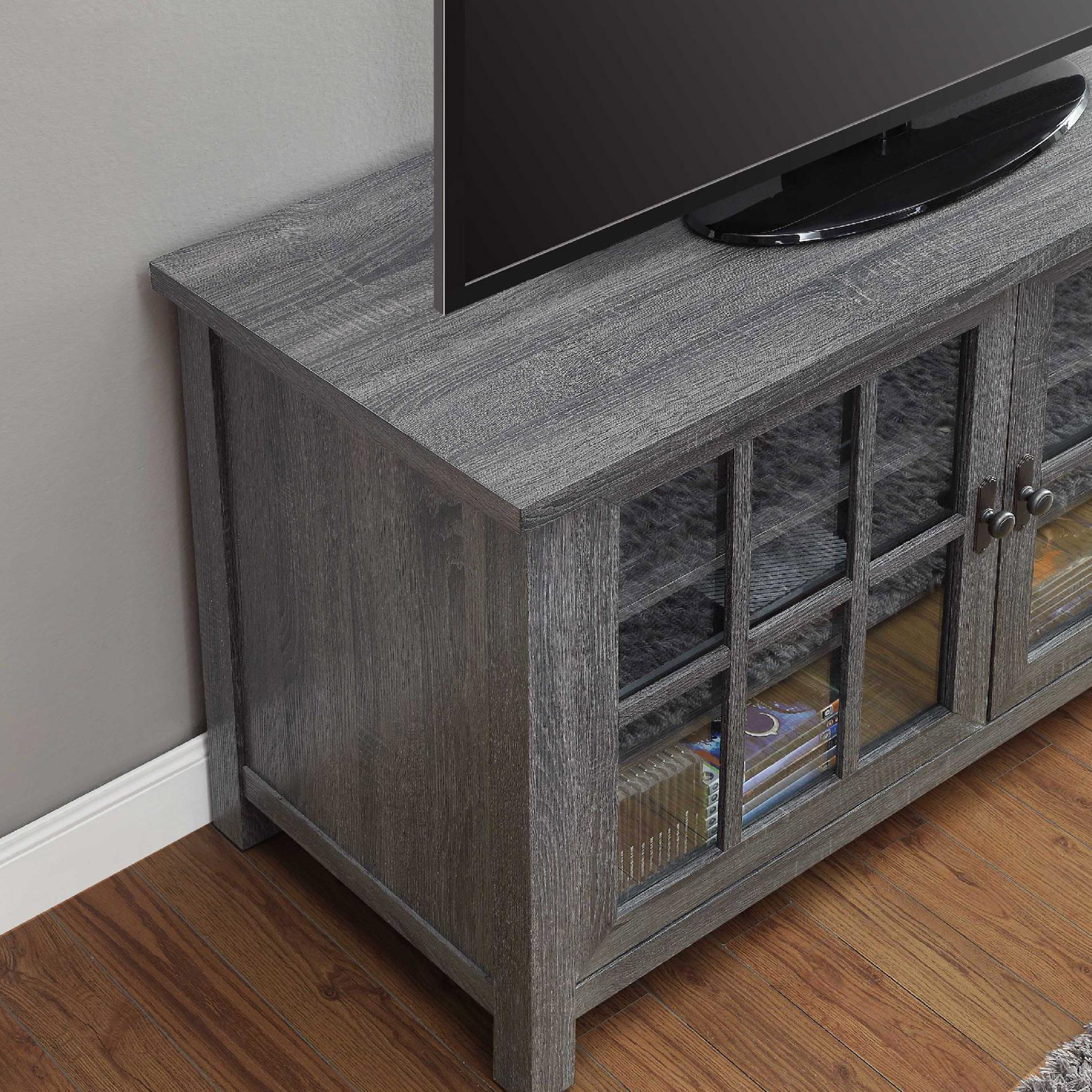 Better Homes & Gardens Oxford Square TV Stand for TVs up to 55", Gray - image 4 of 8