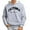 Grey, variant on Men's Sweatshirts And Hoodies Graphic Hoodies Mens Couple Casual Sports Pocket Pullover Letter Printed Hooded Sweater