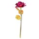 thumbnail image 1 of Xiao Hua 10 rosas artificiales chapadas en oro de 24 quilates para mujer, regalos coloridos para ella, regalos de rosas para San Valentín, Día de la Madre, cumpleaños y aniversario (rosa roja)., 1 of 5