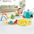 thumbnail image 3 of Hape: Dinosaur Train Bucket Set - 27pc, Wooden Train & Puzzle Toy, Magnetic Linking Capability, Brightly Colored, Baby & Toddlers, 18 Months+, 3 of 11