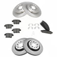 thumbnail image 1 of For 2005-2007 Ford Five Hundred Sedan Brake Pad Set Front and Rear, 1 of 5