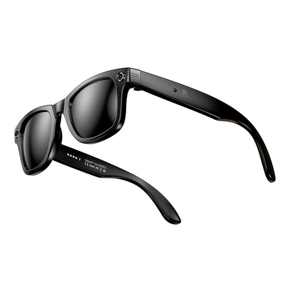 AI Photo Recognition HD 720P Outdoor Sports Camera Smart Glasses, Bluetooth Call Polarized Sunglasses, AI Dialogue, Music Control, IP65 Waterproof