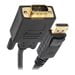 Nippon labs DP-VGA - DisplayPort cable - DisplayPort (M) to HD-15 (VGA) (M) - 6 ft - latched, thumbscrews