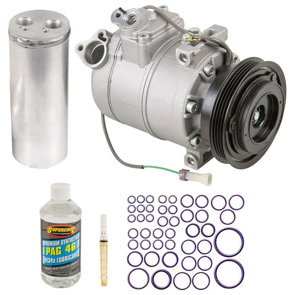 For VW Passat 2001 2002 2003 2004 2005 AC Compressor w/ A/C Repair Kit - BuyAutoParts