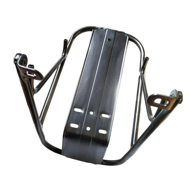 Alforja de carga para bicicleta, portaequipajes delantero, estante de almacenamiento, estante universal para equipaje, soporte para maletero para