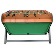 KICK Triplex 55″ Telescopic Rods 3-in-1 Swivel Multi Game Table (Brown) - Combo Game Table Set!