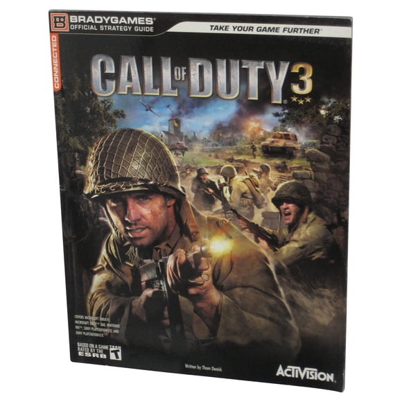 Call of Duty 3 Brady Games (2006) Official Strategy Guide Book