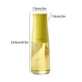thumbnail image 3 of JingChun Glass Olive Oil Dispenser, Kitchen Oil and Vinegar Bottle with Easy Pouring Spout, Drip Free, Self Opening Lid, 3 of 8