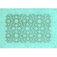 thumbnail image 1 of Ahgly Company Indoor Rectangle Oriental Light Blue Traditional Area Rugs, 8' x 12', 1 of 4
