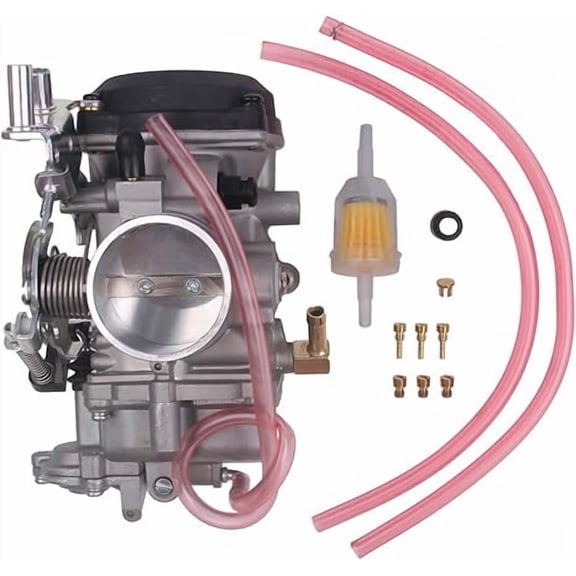 New Carburetor Fuel Filter Spark Plug Compatible with Dyna Electra Glide 40MM CV PERFORMANCE TUNED Heritage Softail Harley Davidson H-D