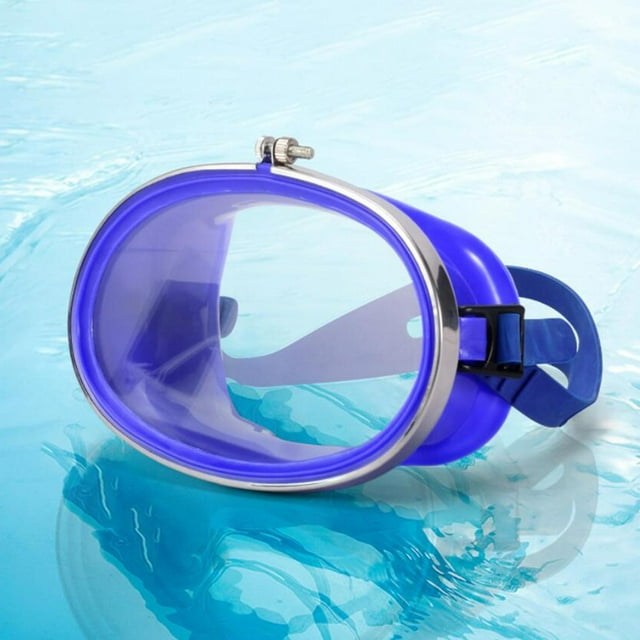 Máscaras de buceo shamjiam de Natación Antivaho con Snorkel para adultos Azul
