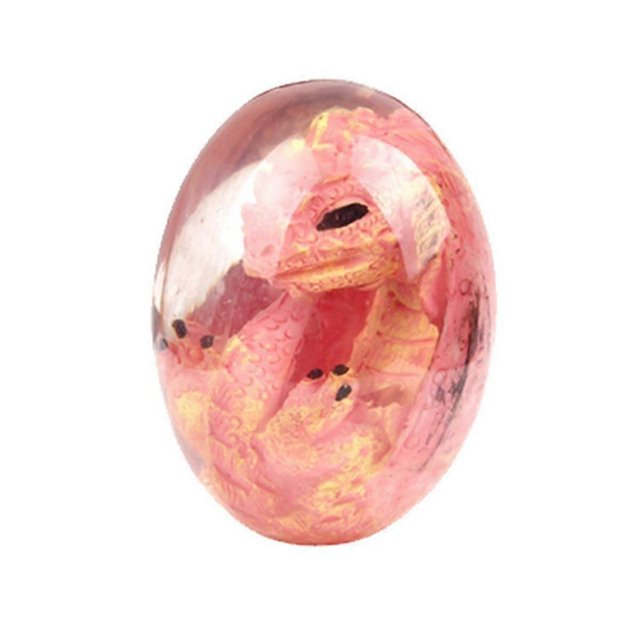Lava Dragon Egg Resin Statue Ornamental Dinosaur Eggs Sculpture Gemstone Souvenir Home Decor Collection Kid Gift Toy D