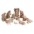 thumbnail image 2 of Dicksons Christmas Nativity Tan and Brushed Gold Tone 7 Inch Resin Figurine Set of 12, 2 of 3