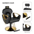 thumbnail image 3 of FAYEAN Hydraulic Barber Chair, Adjustable Salon Chair with 360° Swivel, Heavy Duty Styling Chair for Hair Stylist and Beauty Spa Equipment, 3 of 10