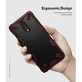 thumbnail image 5 of Ringke Fusion-X Case Compatible with OnePlus 7, Transparent Hard Back Shockproof Advanced Bumper Cover - Ruby Red, 5 of 8