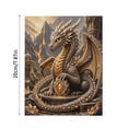 thumbnail image 2 of Dragon Diamond Art Kit with 8 in Large Diamond Painting, Featuring Intricate Fantasy Creature Design and Premium Rhinestone Gems, 2 of 4
